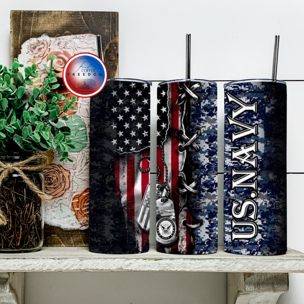 U.S. Navy design tumbler 20 oz