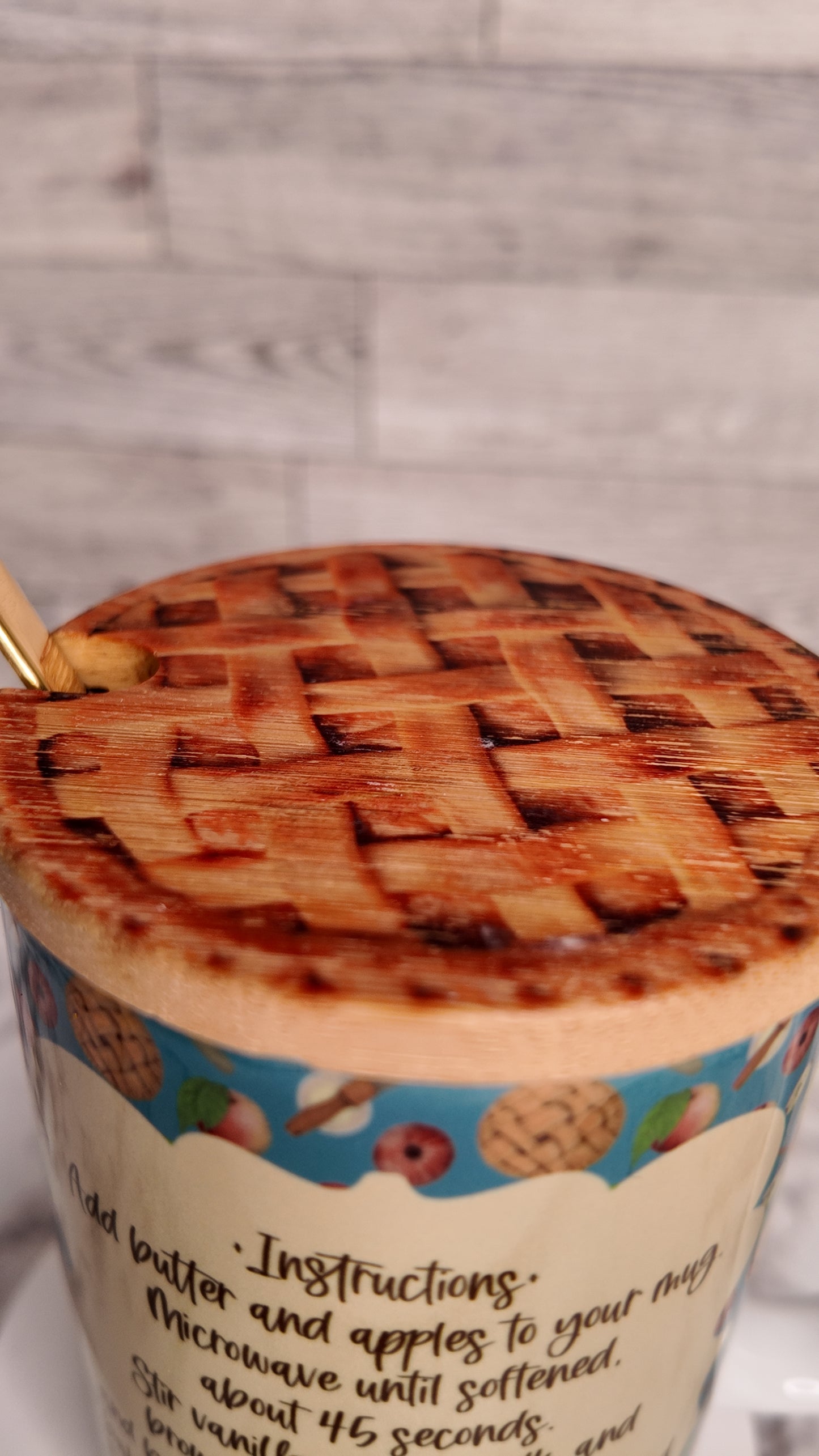 15 OZ Mug, Apple PIE Mug cake in a mug RECIPE.