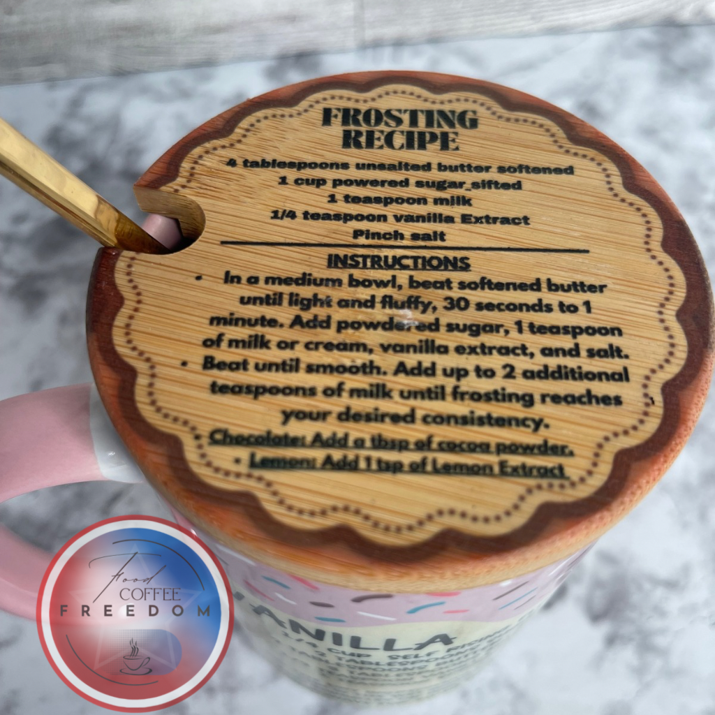 15 OZ Mug, Vanilla/Chocolate cake in a mug RECIPE.