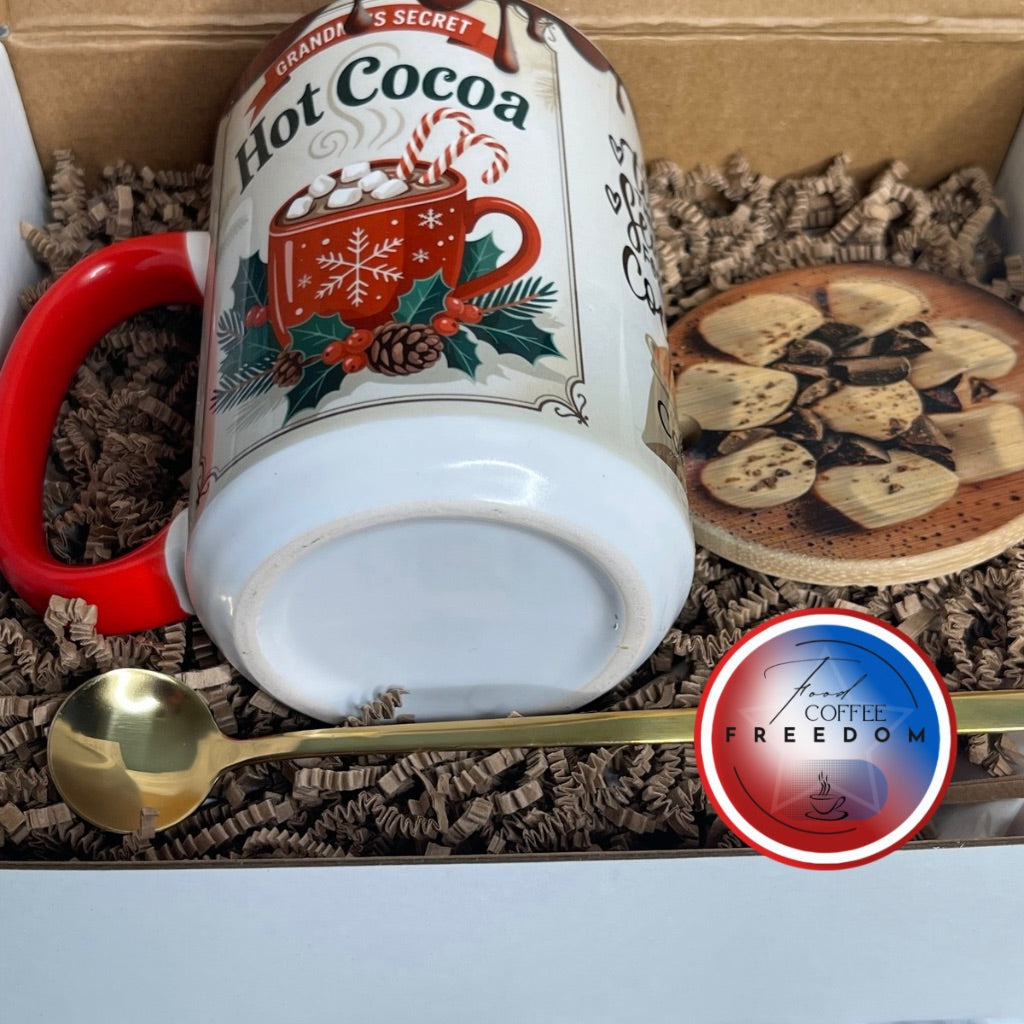HOT COCOA RECIPE MUG ( 15 Oz Ceramic)