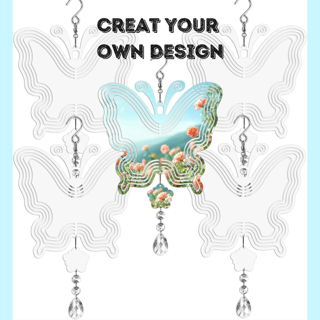 Customized  butterfly wind Spinner
