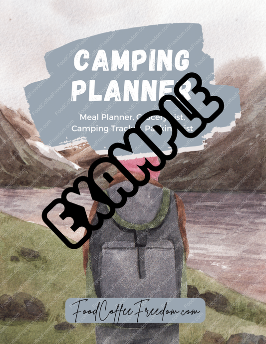 Digital Camping Planner ( PRINTABLE )
