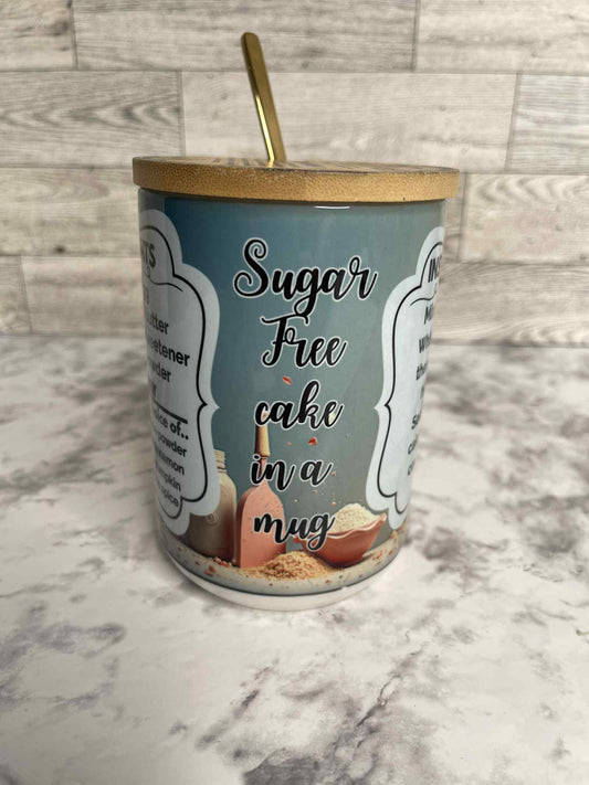 15 OZ Mug, Sugar free cake in a mug RECIPE.