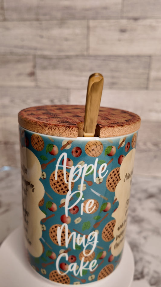 15 OZ Mug, Apple PIE Mug cake in a mug RECIPE.