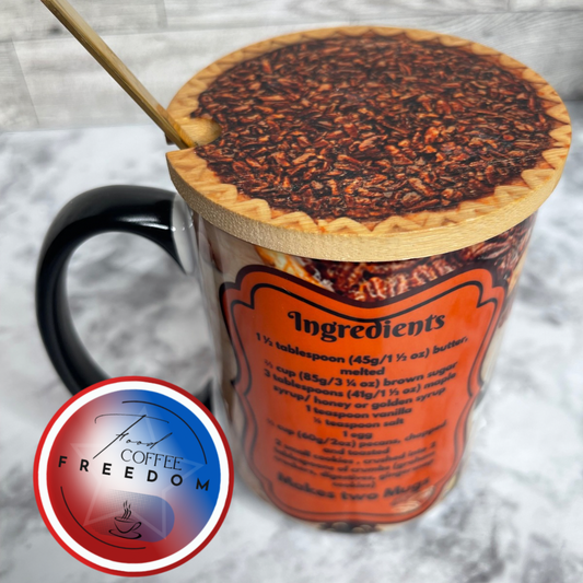 PECAN PIE RECIPE MUG ( 15 Oz Ceramic)