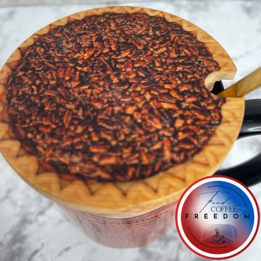 PECAN PIE RECIPE MUG ( 15 Oz Ceramic)