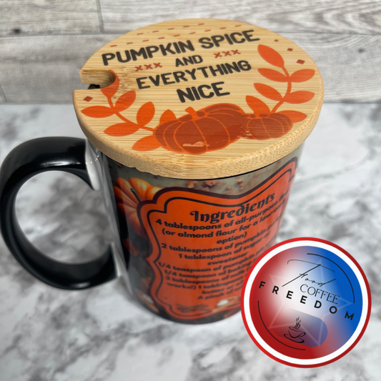 PUMPKIN SPICE RECIPE MUG ( 15 Oz Ceramic)