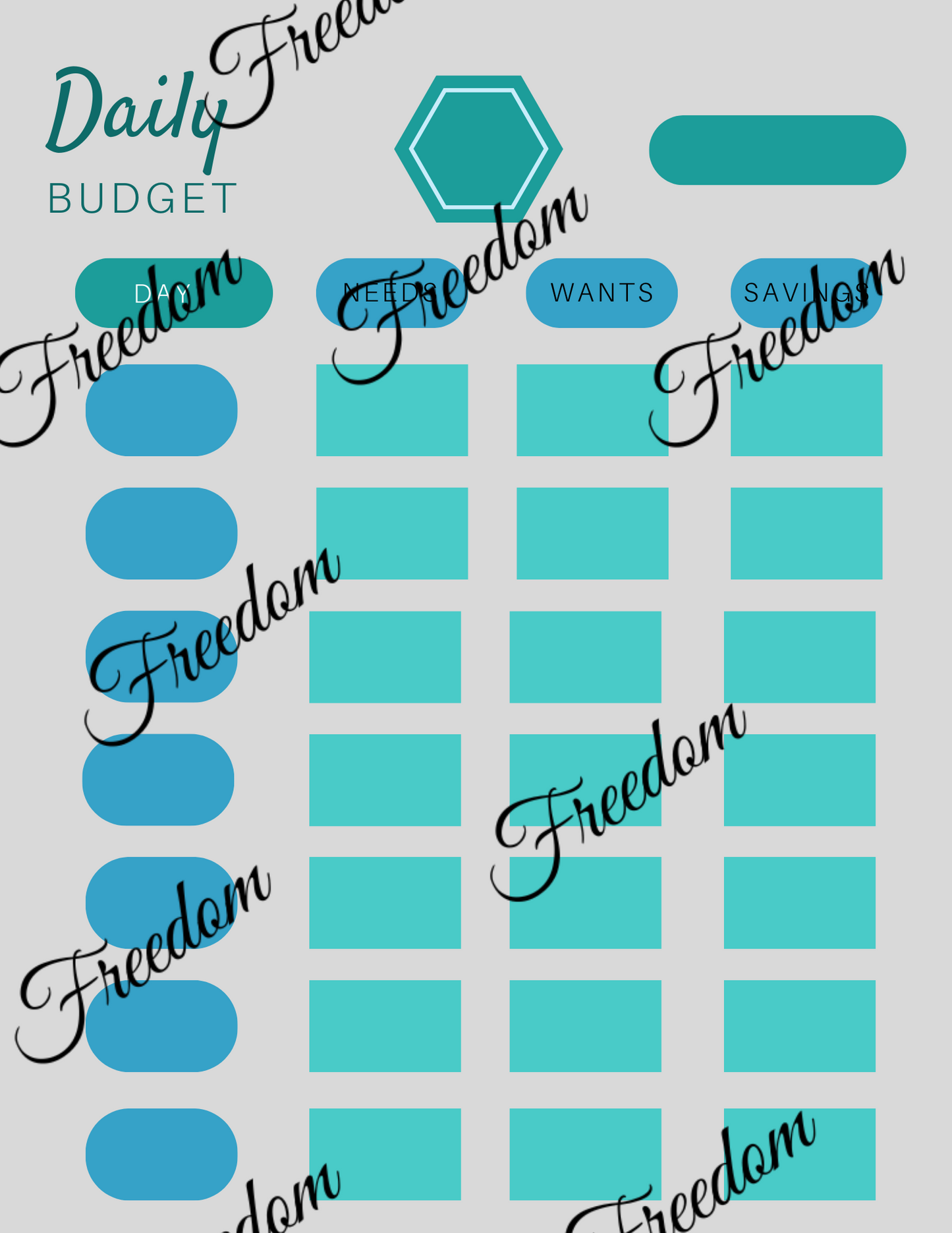 Trip Budget Planner - Ditigal ( Printable )