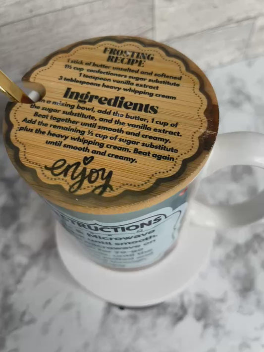 15 OZ Mug, Sugar free cake in a mug RECIPE.