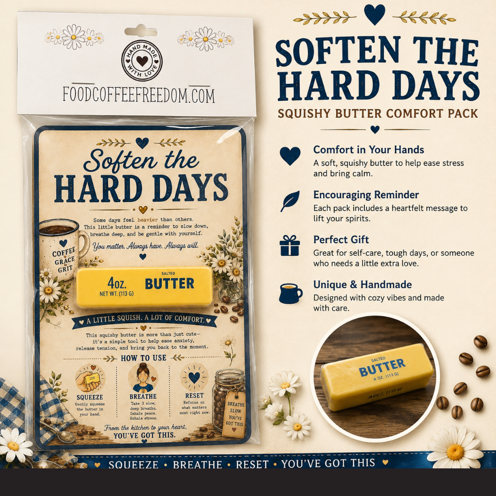 Slow Release Butter Squishy ( 6 Card Designs)