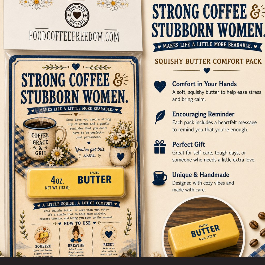 Slow Release Butter Squishy ( 6 Card Designs)